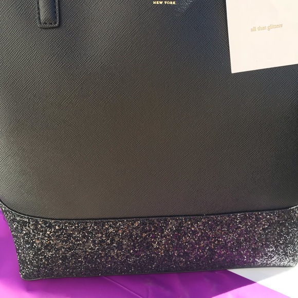 Kate spade Penny Greta Court black large tote blk - Picture 2 of 4